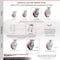 Service Caster 6 Inch Kingpinless Poly on Aluminum Wheel Caster Brakes 2 Rigid SCC, 2PK SCC-KP30S620-PAR-SLB-2-R-2 - alternate 2